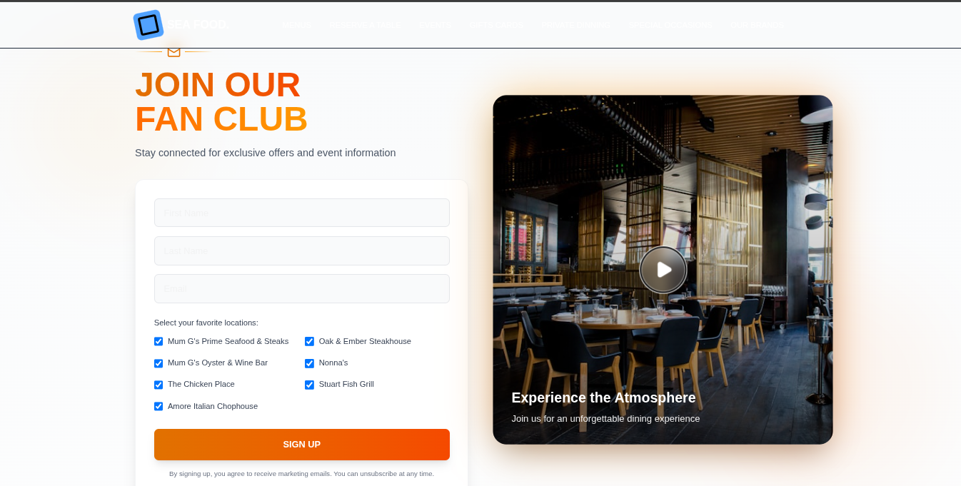 Food App preview